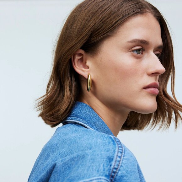 [NWT] Madewell Crescent Sculptural Earrings - Picture 3 of 5